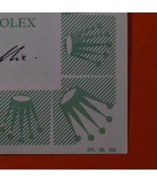 Rolex Garantía Submariner 1680 Punched 1977