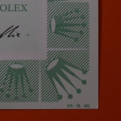 Rolex Garantía Submariner 1680 Punched 1977