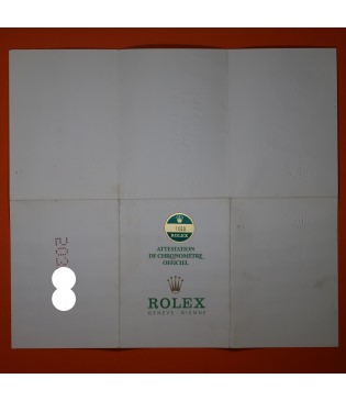 Rolex Garantía Submariner 1680 Punched 1977