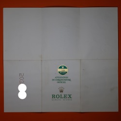 Rolex Garantía Submariner 1680 Punched 1977