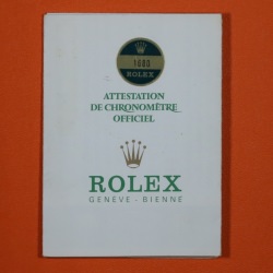 Rolex Garantía Submariner 1680 Punched 1977