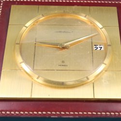 Jaeger Le Coultre para Hermes Cuero y Dorado