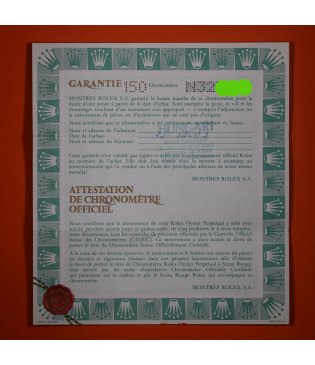 Rolex Explorer II Garantía Punched ref 16570 de 1991