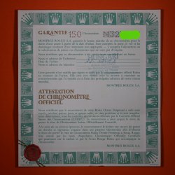 Rolex Explorer II Garantía Punched ref 16570 de 1991