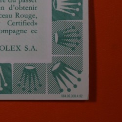 Rolex Explorer II Garantía Punched ref 16570 de 1991