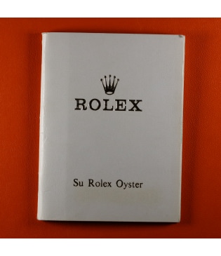 Rolex Garantia Papeles Referencia en Blanco Fecha 1968