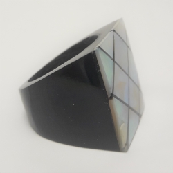 Sortija Madera y Nacar