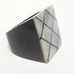 Sortija Madera y Nacar