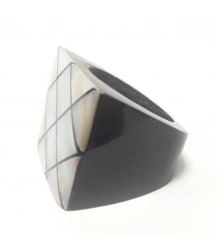 Sortija Madera y Nacar