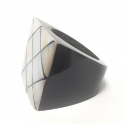 Sortija Madera y Nacar