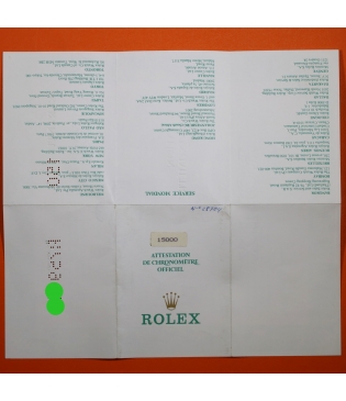 Rolex Date 15000 Papeles Garantia Año 1998