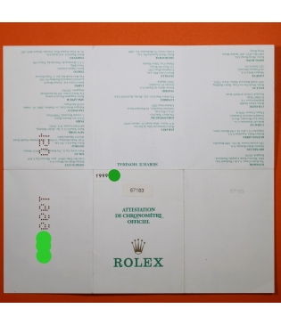 Rolex Oyster Sra Mixto Garantia Papeles 67183 Año 1996