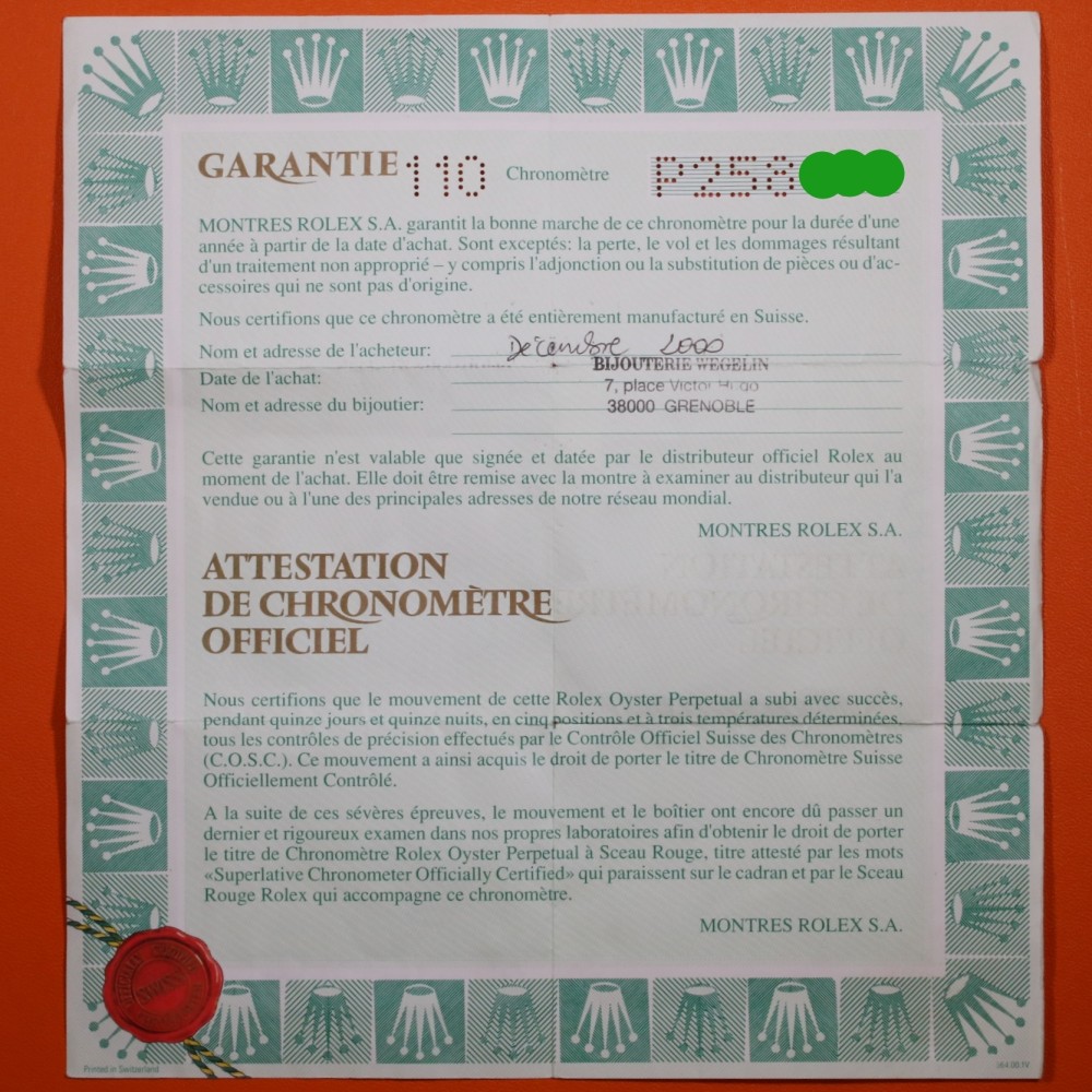 Rolex Yachtmaster Garantia Papeles ref 16622 2000